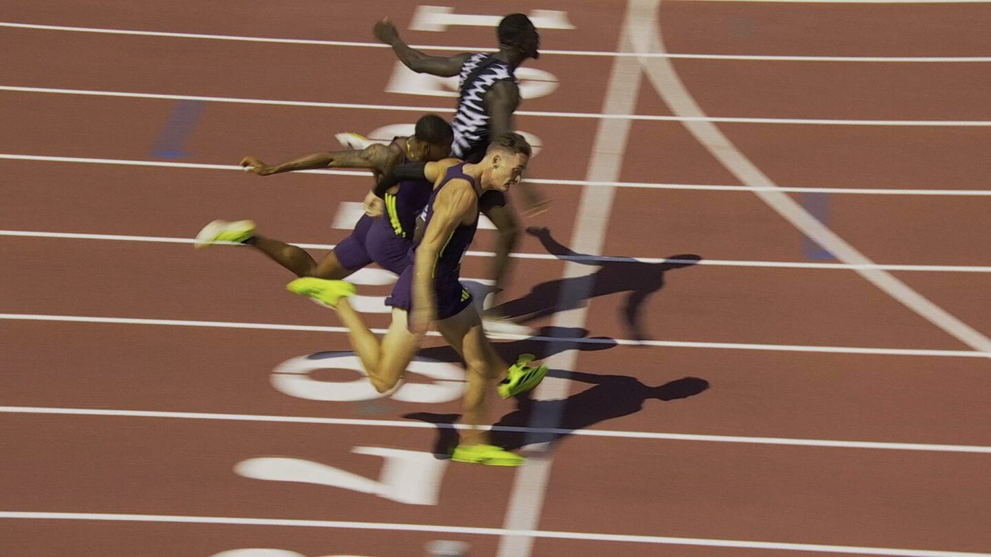 <i>NBC Olympics</i><br/>Track and field athletes compete at the USATF Lone Star Grand Prix in College Station