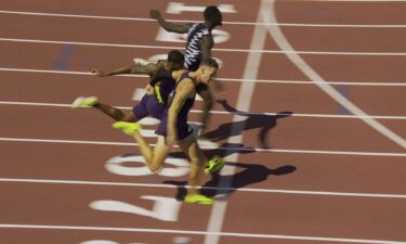 Track and field athletes compete at the USATF Lone Star Grand Prix in College Station