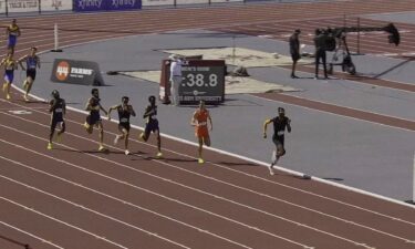 Track and field athletes compete at the USATF Lone Star Grand Prix in College Station