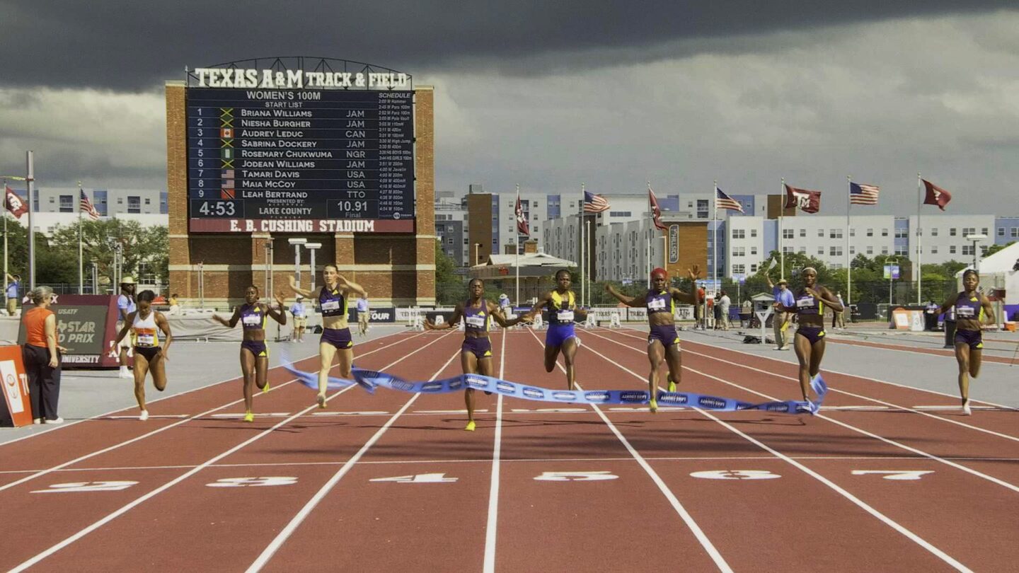 <i>NBC Olympics</i><br/>Track and field athletes compete at the USATF Lone Star Grand Prix in College Station