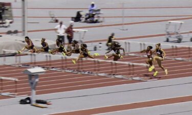 Track and field athletes compete at the USATF Lone Star Grand Prix in College Station