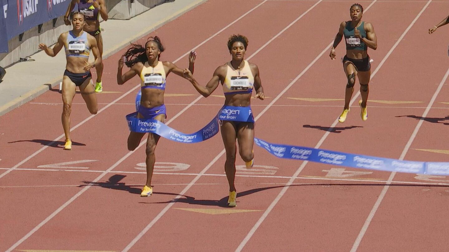 <i>NBC Olympics</i><br/>Athletes compete at the USATF LA Grand Prix.