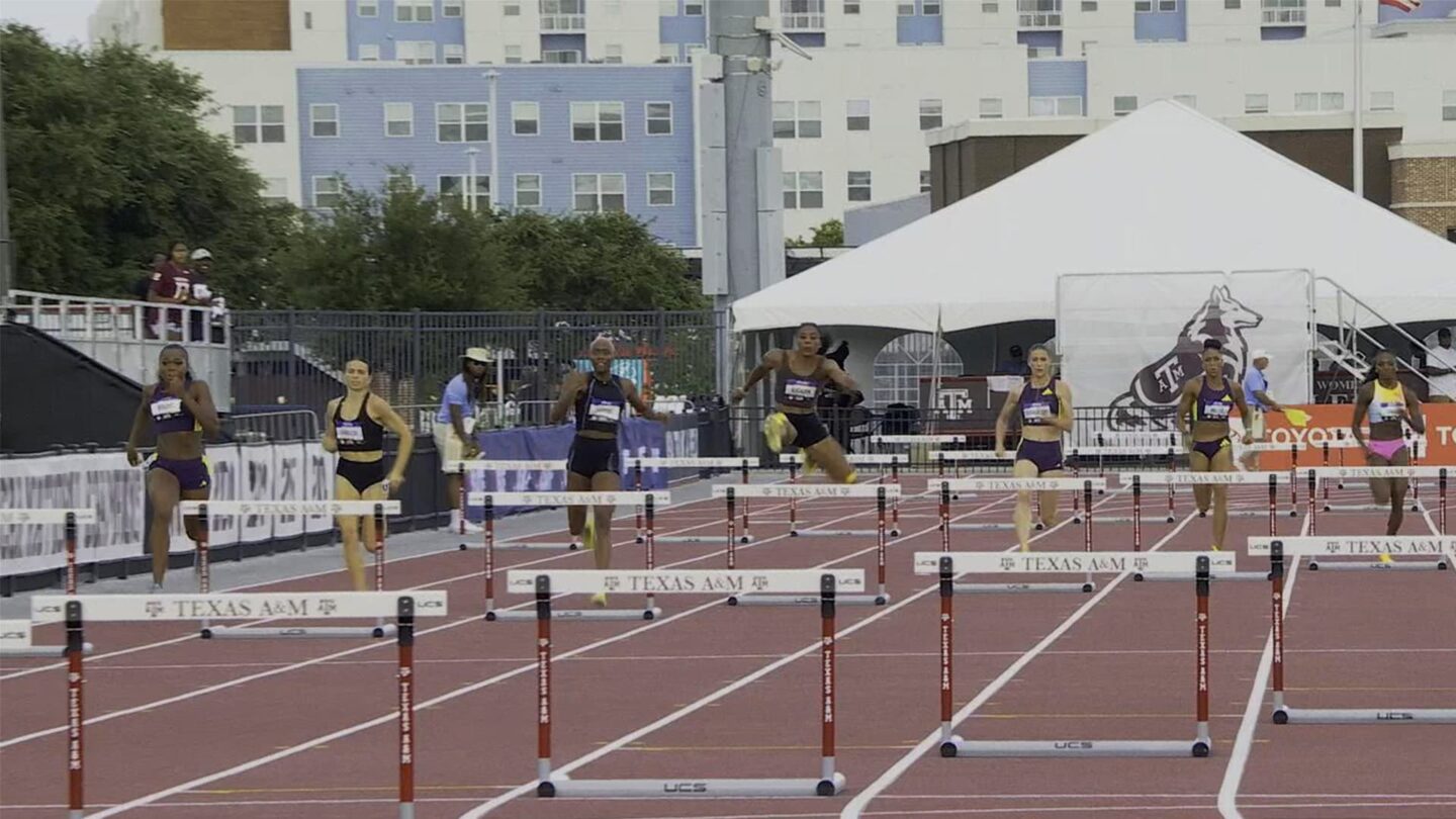<i>NBC Olympics</i><br/>Track and field athletes compete at the USATF Lone Star Grand Prix in College Station