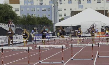 Track and field athletes compete at the USATF Lone Star Grand Prix in College Station