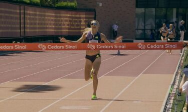 Athletes compete at the USATF LA Grand Prix.