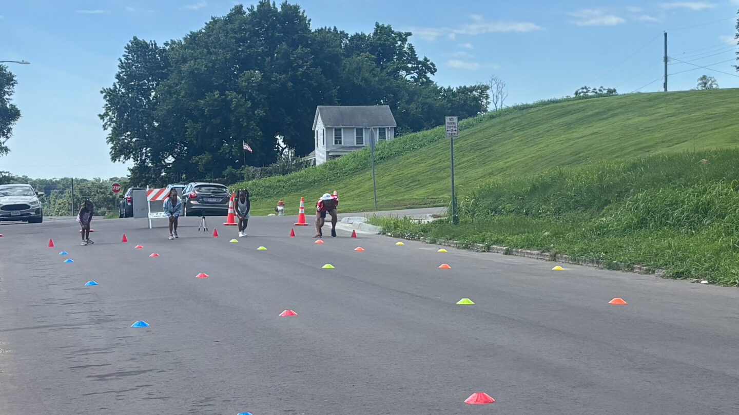Juneteenth street race near the Bartlett Center
