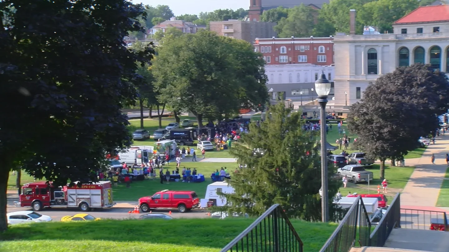 Community gathers for National Night Out in 2025.