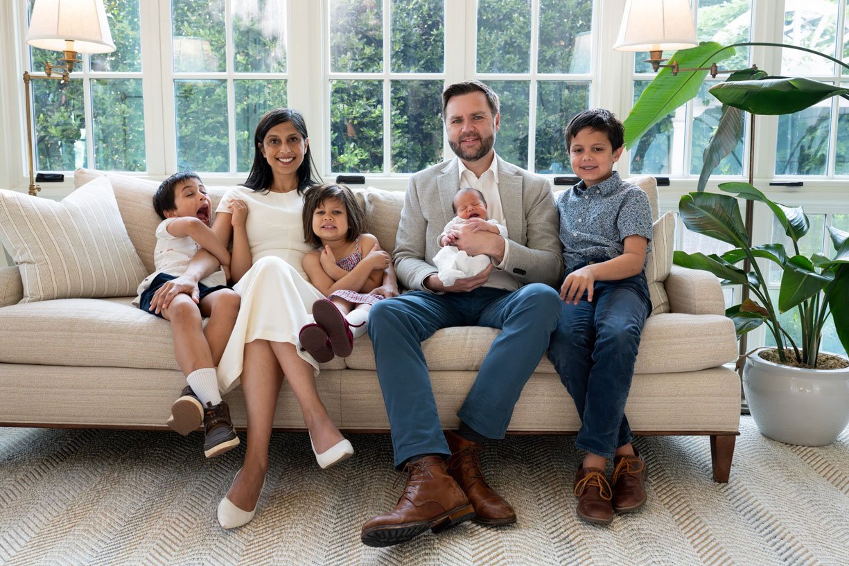 <i>From JD Vance and Usha Vance/Instagram via CNN Newsource</i><br/>Vice President JD Vance and second lady Usha Vance shared photos of their fourth child