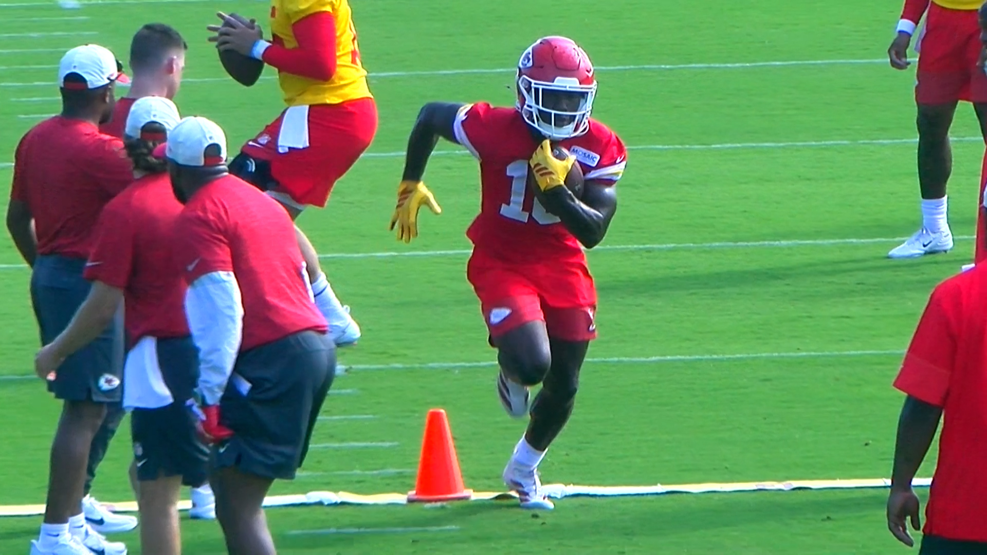 Chiefs hold second day of Training Camp with just quarterbacks and rookies