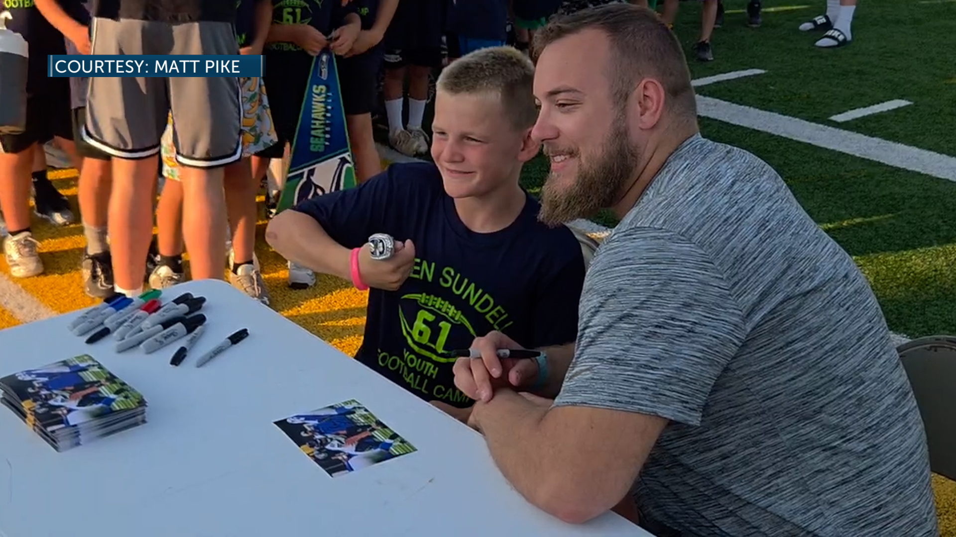 Super Bowl champion Jalen Sundell holds first Youth Football Camp at alma mater Maryville High School