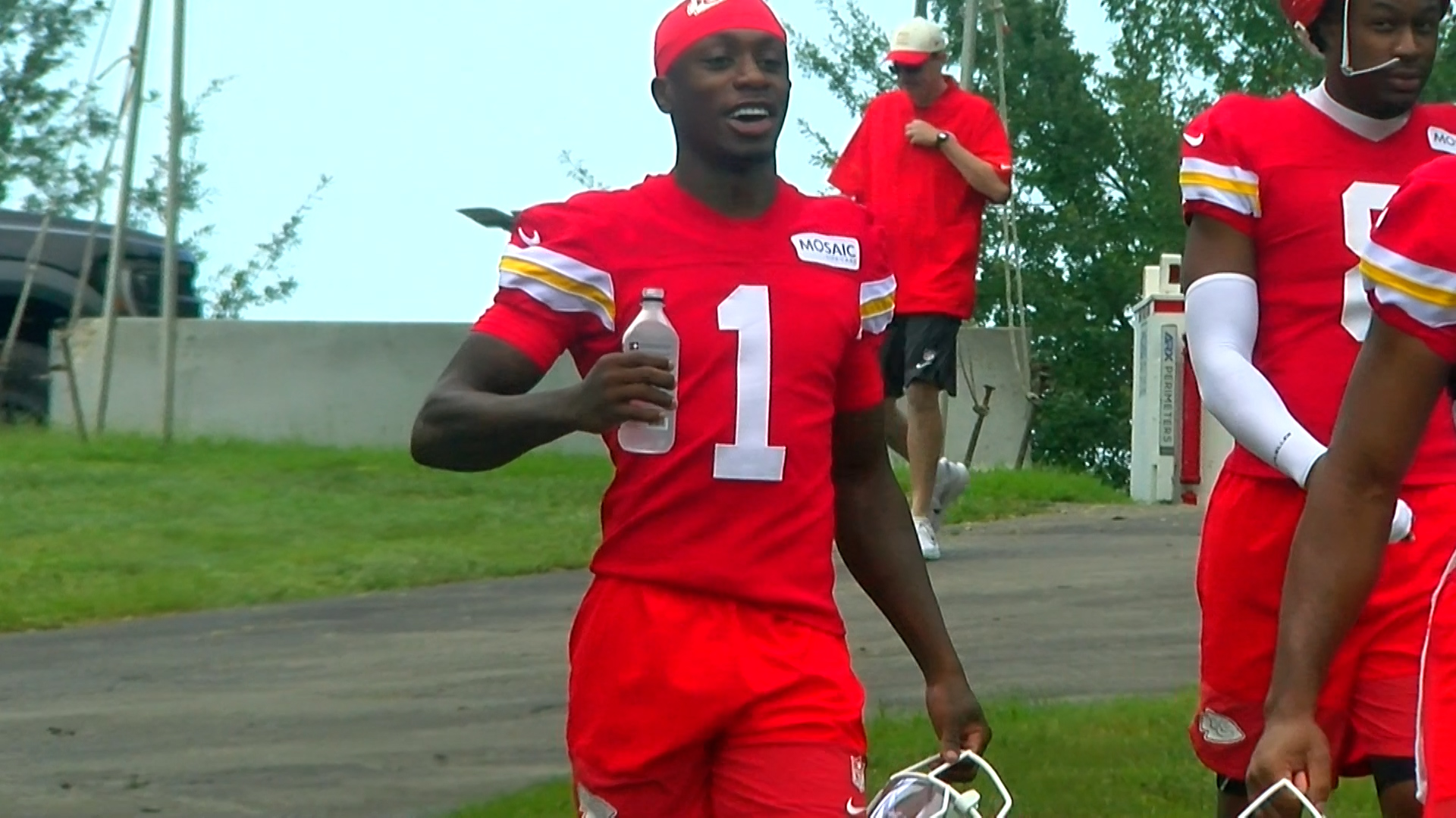 Chiefs' receiver Xavier Worthy updates health status after off-season shoulder surgery