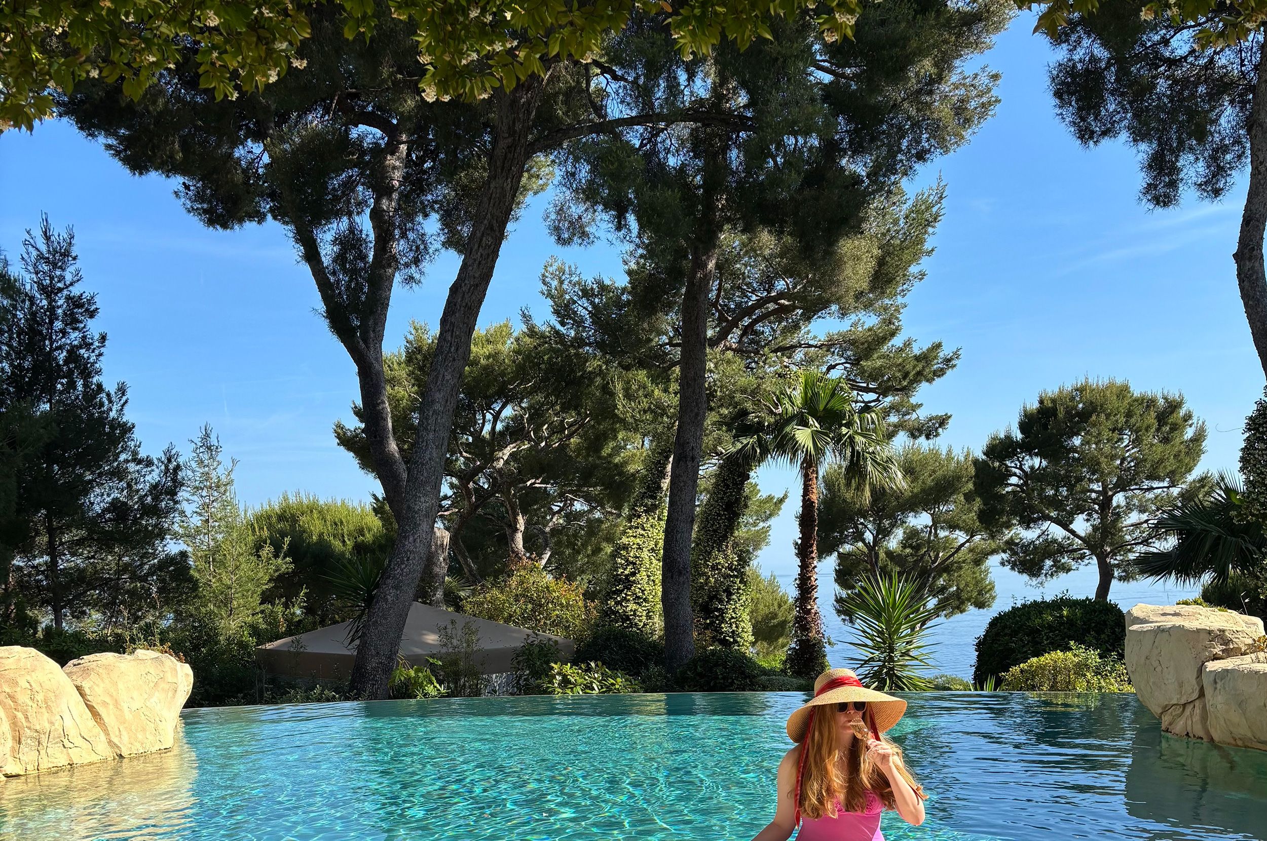 <i>Courtesy Kat Jamieson via CNN Newsource</i><br/>Kat Jamieson purchased this Missoni caftan at Château de la Messardière's on-site boutique. The next day