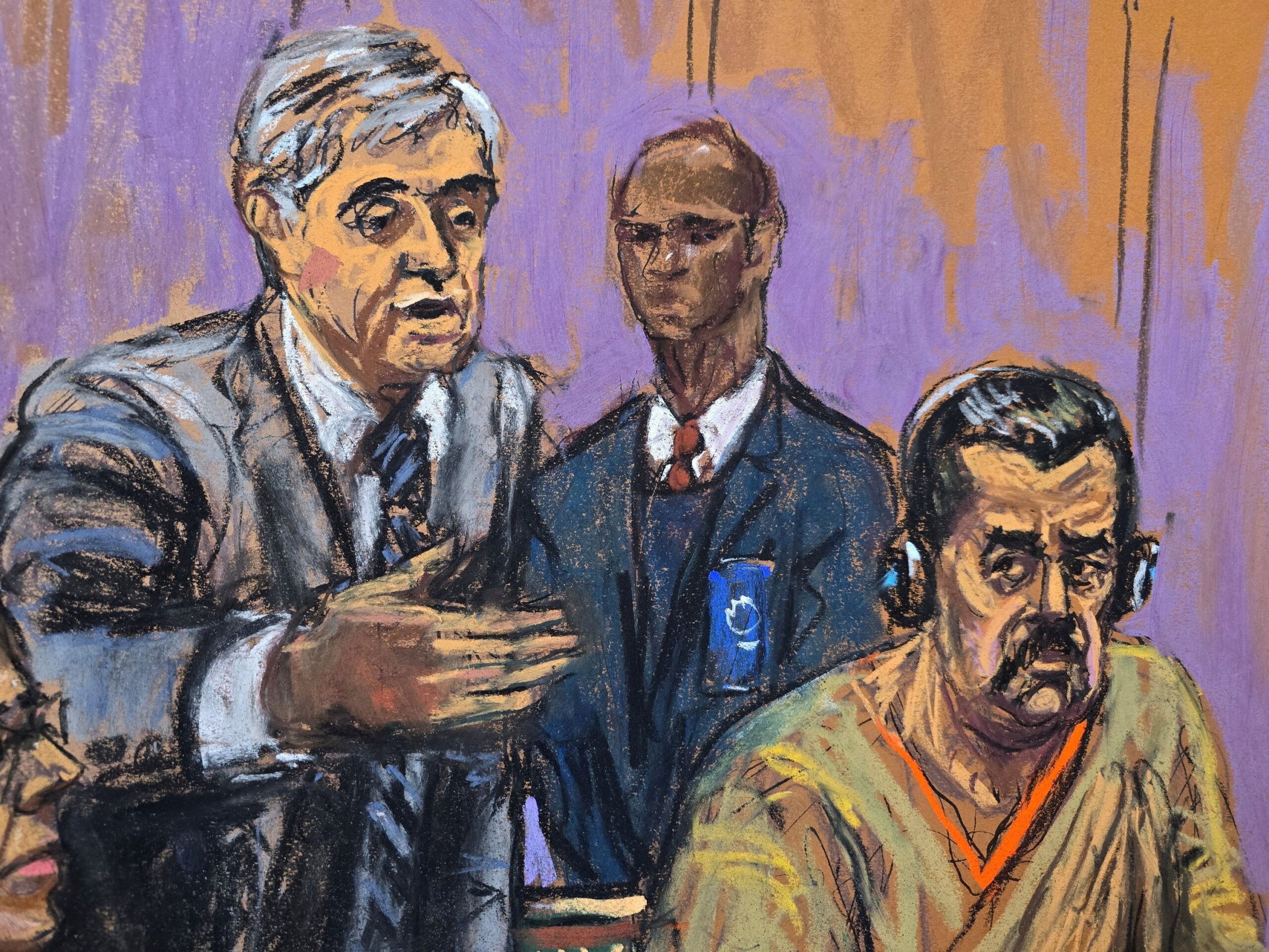 <i>Jane Rosenberg/Reuters via CNN Newsource</i><br/>Ousted Venezuelan President Nicolas Maduro with his lawyer