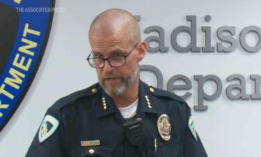 Madison Police Chief John Patterson speaks at a news conference in Madison