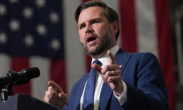 Vice President JD Vance speaks at Milwaukee Mitchell International Airport on July 8
