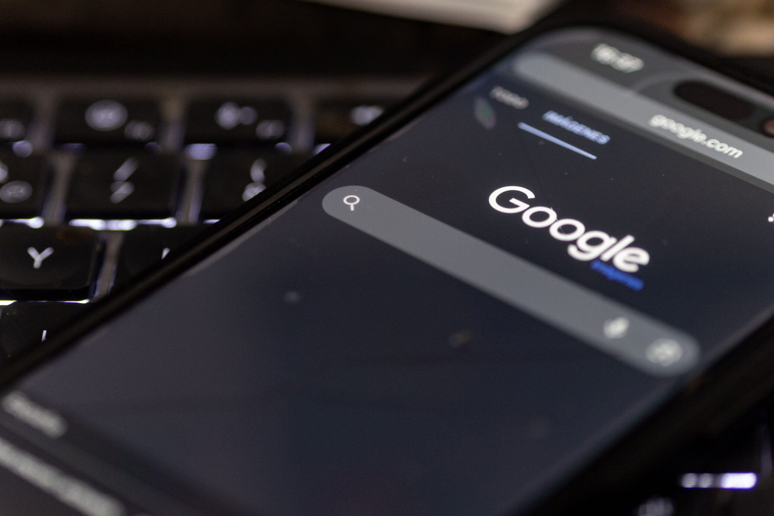 <i>Eduardo Parra/Europa Press/Getty Images via CNN Newsource</i><br/>Pictured is the Google search engine on a mobile phone in Madrid