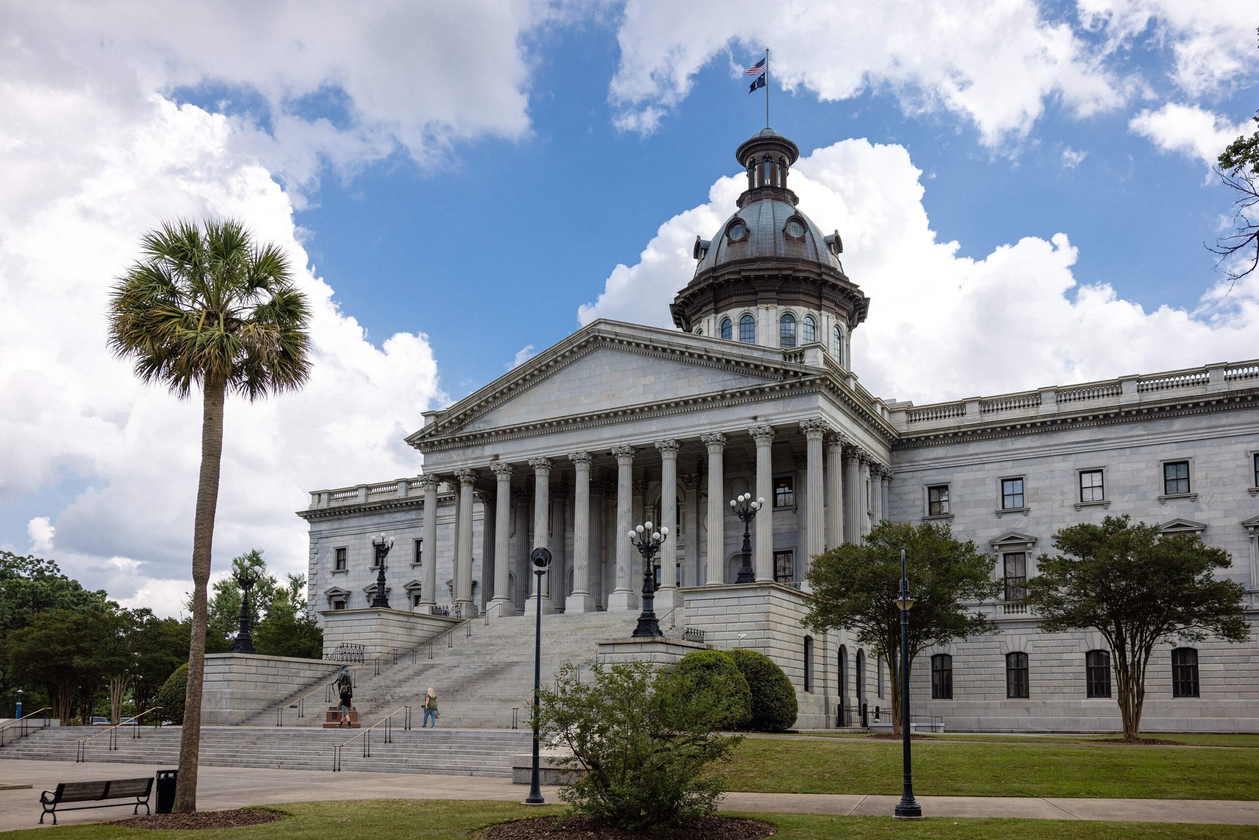 <i>Logan Cyrus/AFP/Getty Images via CNN Newsource</i><br/>Pictured is the South Carolina State House in Columbia