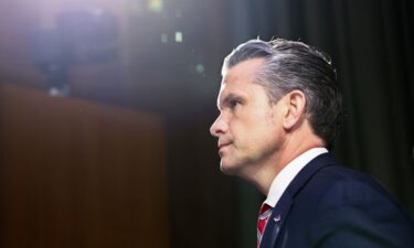 U.S. Secretary of War Pete Hegseth leaves after testifying during a Senate Appropriations Committee hearing in the Dirksen Senate Office Building on Capitol Hill on July 21