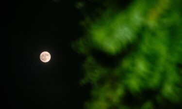 The buck moon rises over West Bengal