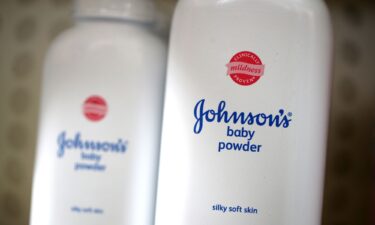 Johnson & Johnson's baby powder pictured at a drug store in October 2019 in San Anselmo