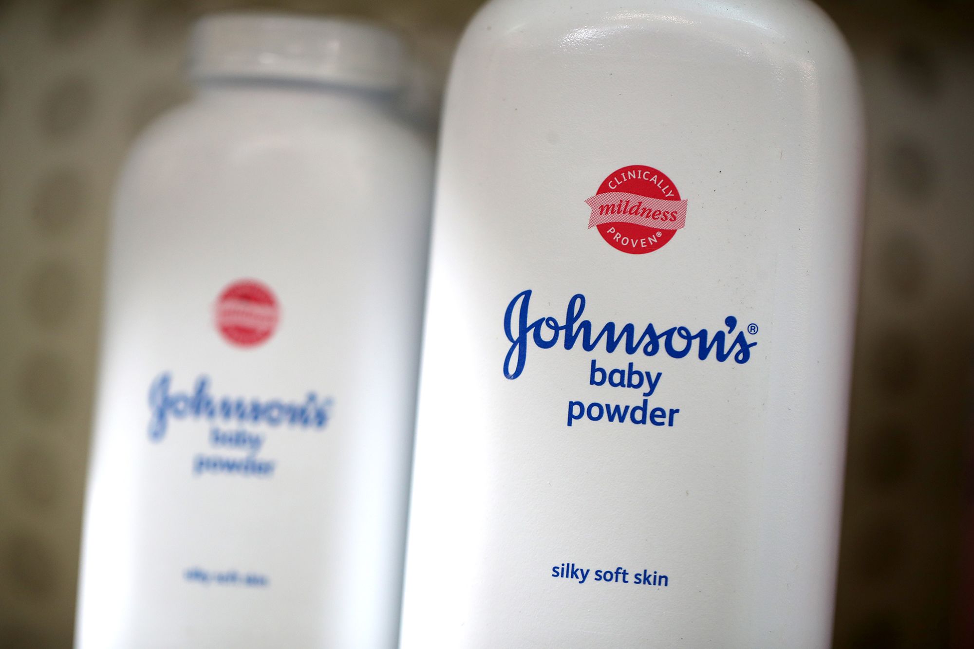 <i>Justin Sullivan/Getty Images via CNN Newsource</i><br/>Johnson & Johnson's baby powder pictured at a drug store in October 2019 in San Anselmo