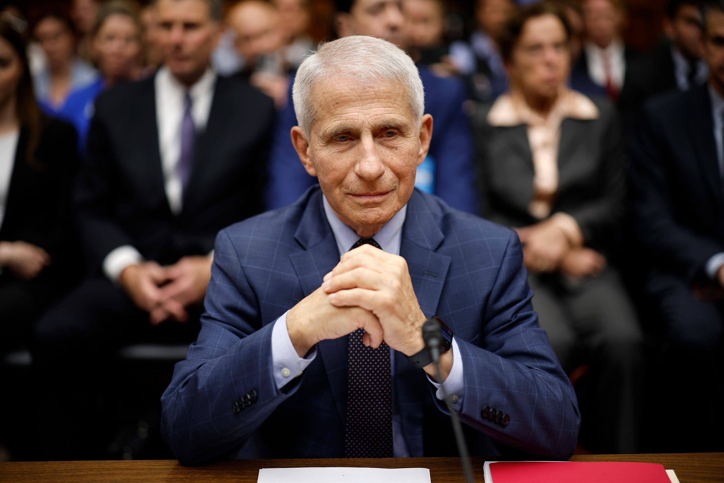 <i>Jonathan Ernst/Reuters via CNN Newsource</i><br/>Anthony Fauci gives television interviews about the Trump administration’s response to the coronavirus outbreak