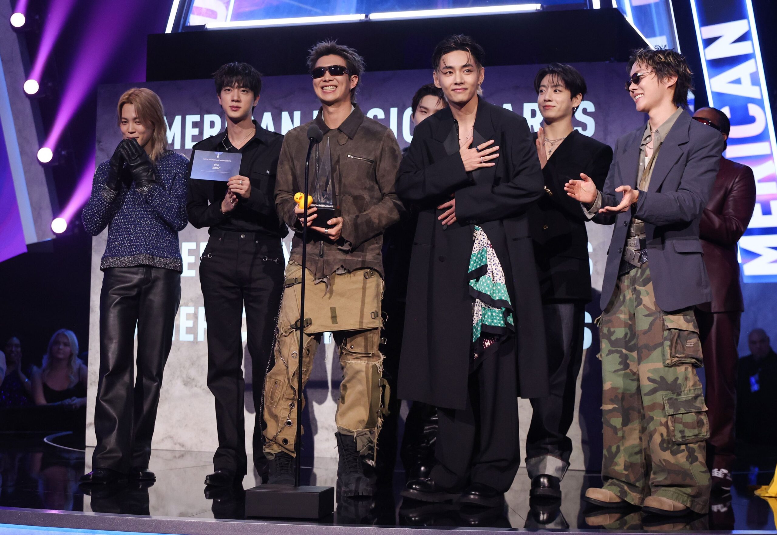 <i>Mike Segar/Reuters via CNN Newsource</i><br/>BTS said they didn't want music to be divided by region or language.