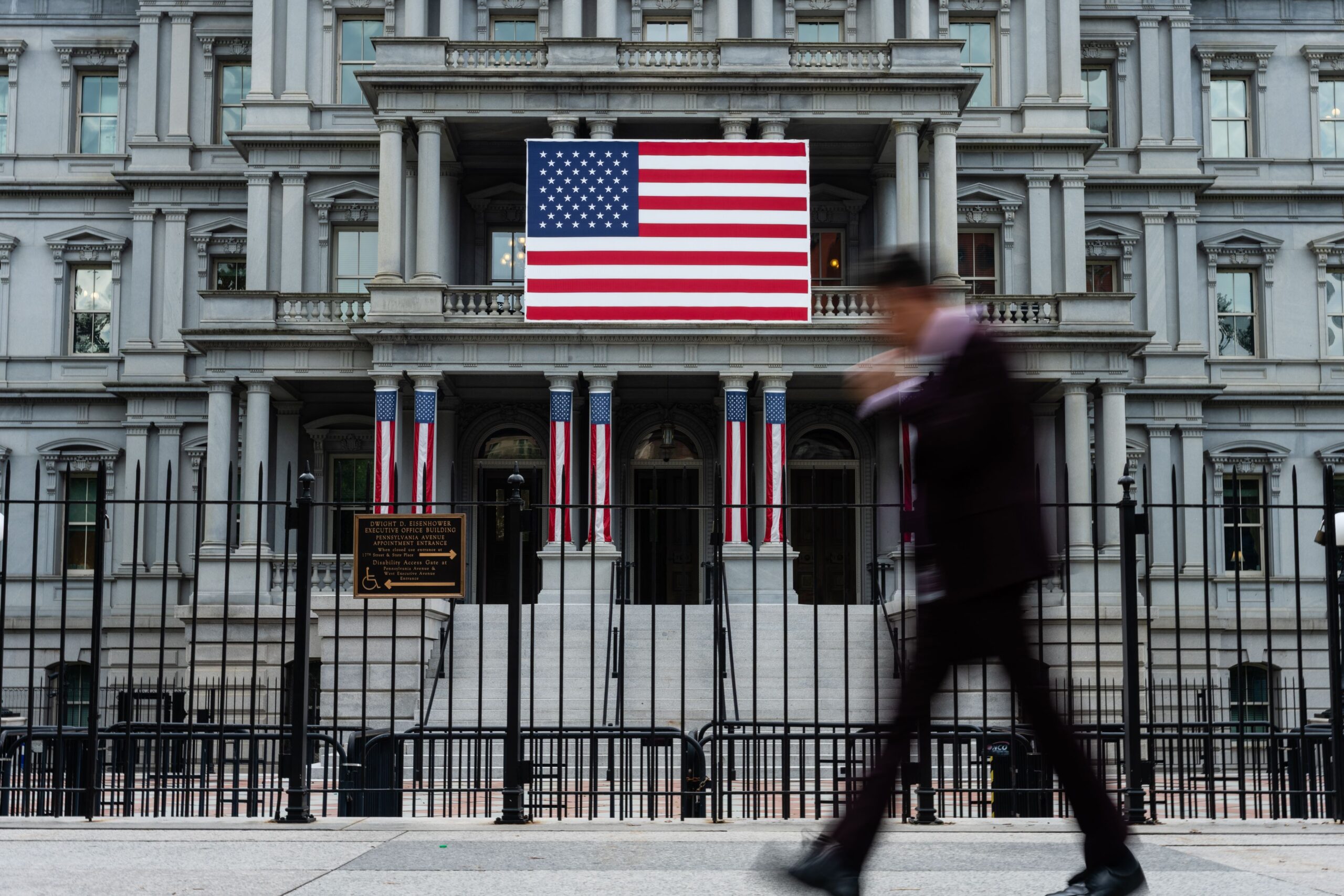<i>Eric Lee/Bloomberg/Getty Images via CNN Newsource</i><br/>Pictured is the Eisenhower Executive Office Building in Washington