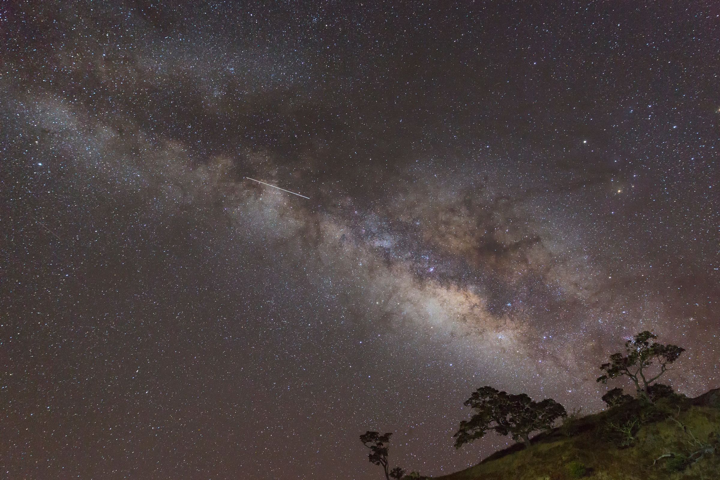 <i>Alvis Upitis/Photographer's Choice RF/Getty Images via CNN Newsource</i><br/>The Southern Delta Aquariid meteor shower radiates from the Aquarius constellation.