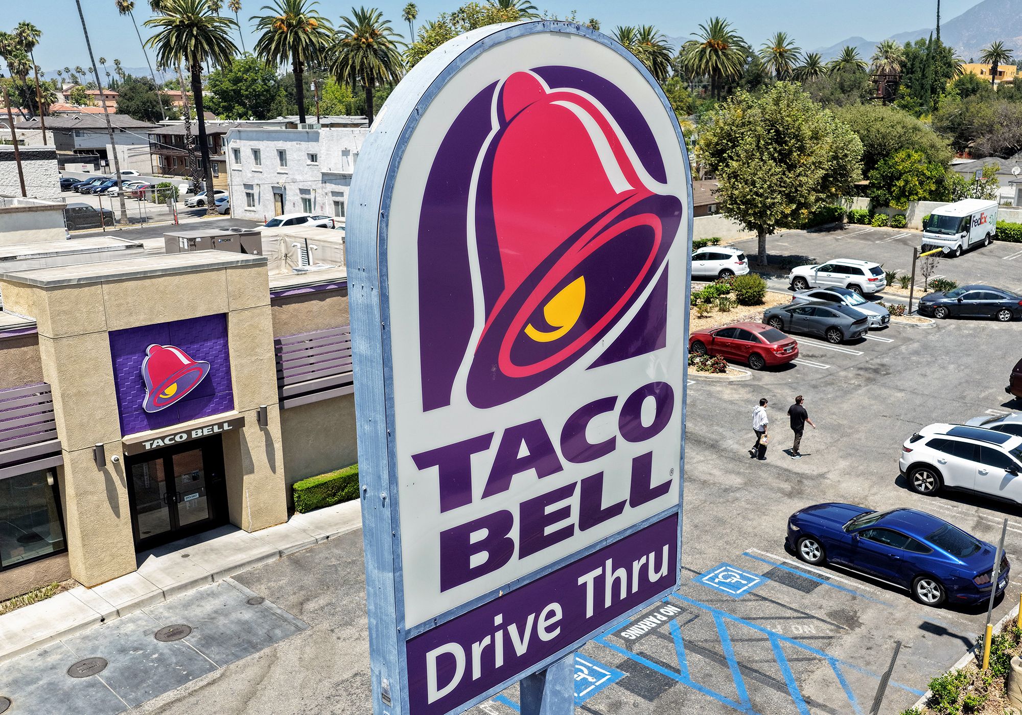 <i>Mario Tama/Getty Images via CNN Newsource</i><br/>Sales at Taco Bell have fallen 2% from the end of June through July 27