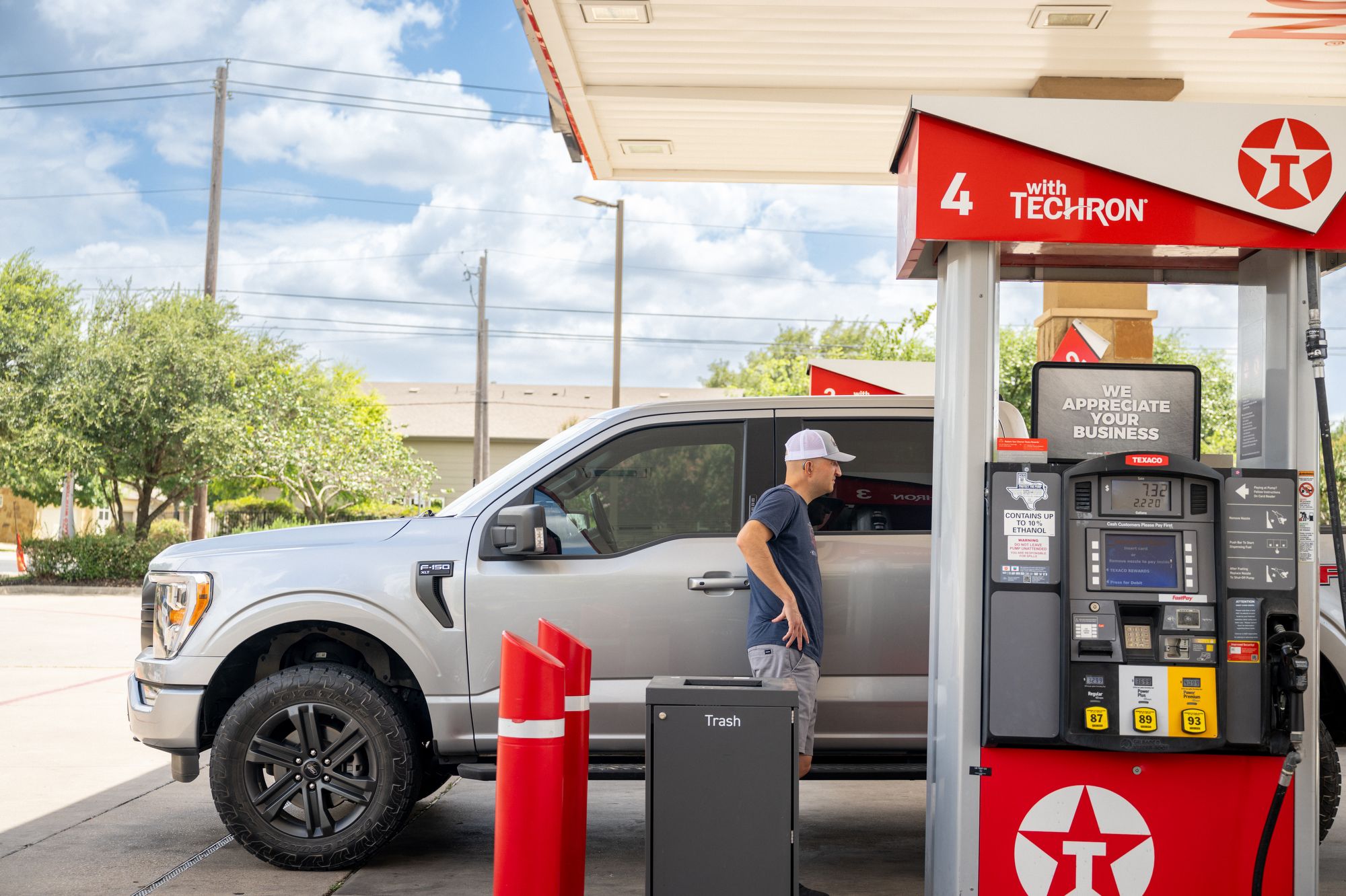 <i>Brandon Bell/Getty Images via CNN Newsource</i><br/>Falling gas prices were expected to drive inflation lower in June. Economists are expecting the Personal Consumer Expenditures price index has slowed to 3.7% last month.