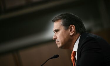 Acting US Attorney General Todd Blanche prepares to testify during a Senate Judiciary Committee hearing on his nomination to be Attorney General