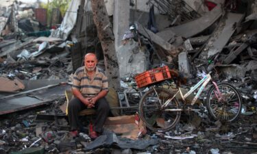 Hamas Spokesman Ghazi Hamad speaks on May 23