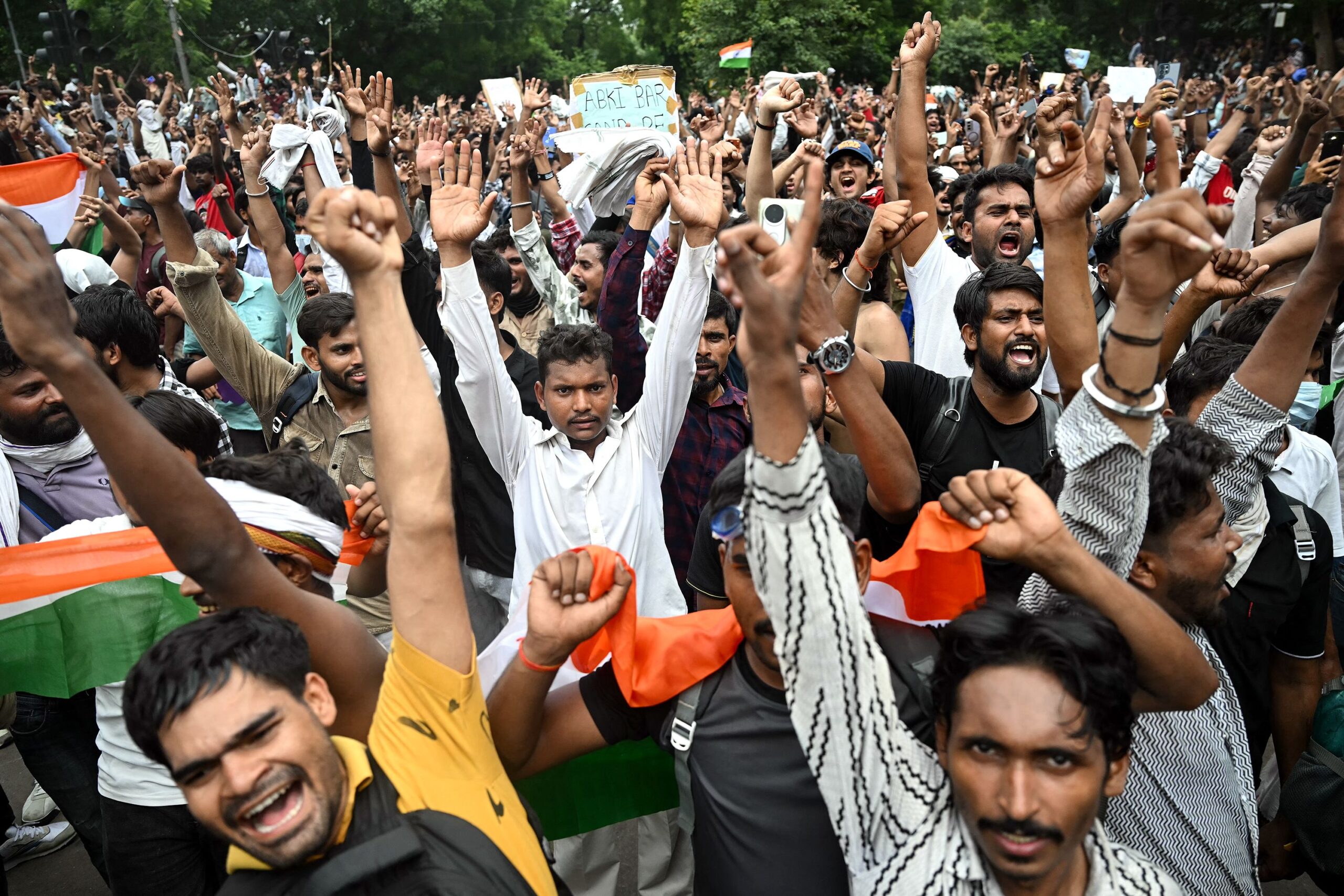 <i>Raj K Raj/Hindustan Times/Getty Images via CNN Newsource</i><br/>Dharmendra Pradhan announced his resignation on Saturday