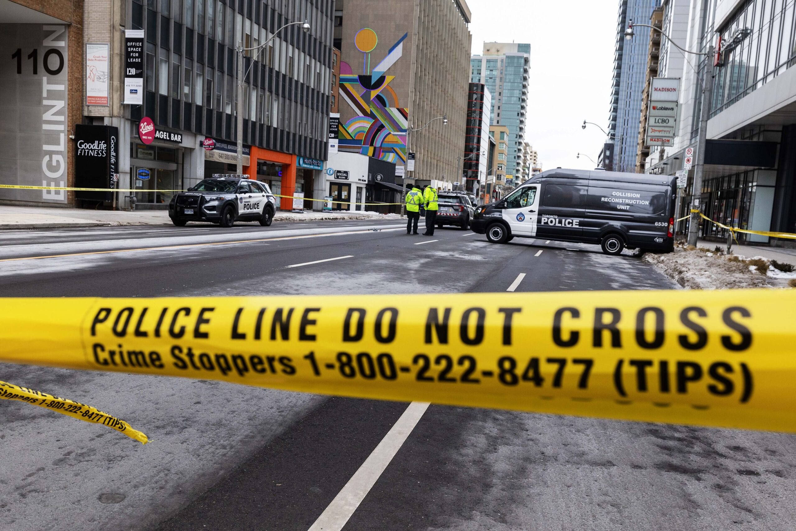 <i>Andrew Francis Wallace/Toronto Star/Getty Images/File via CNN Newsource</i><br/>This file photo shows police action at Yonge St. in Toronto in December 2025.