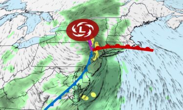 Setup for rainfall in the Northeast this week.