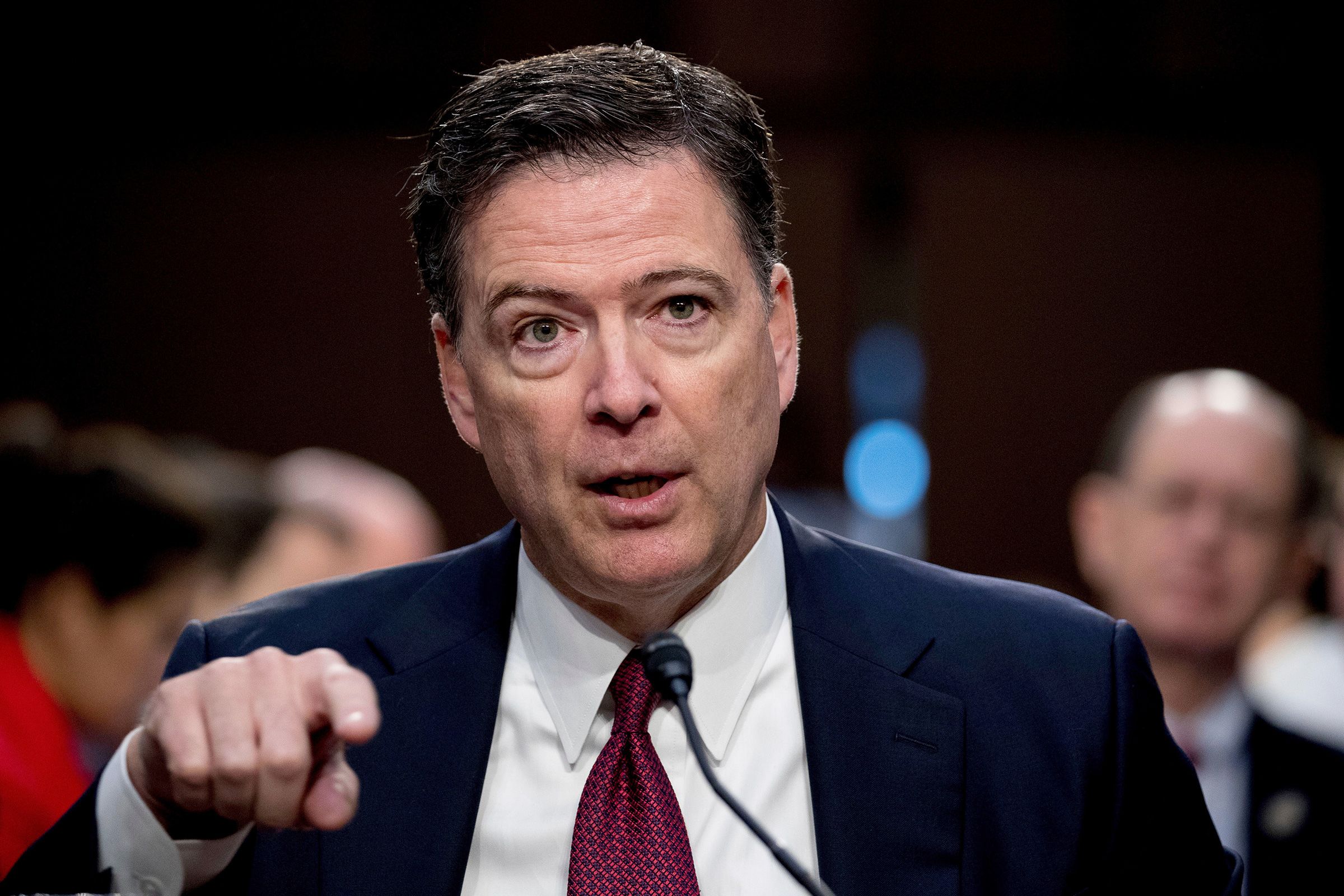 <i>Andrew Harnik/AP/File via CNN Newsource</i><br/>Former FBI Director James Comey