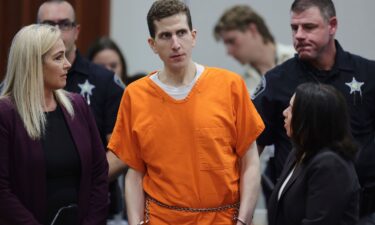Bryan Kohberger is is seen in the Ada County Courthouse after his sentencing hearing on July 23