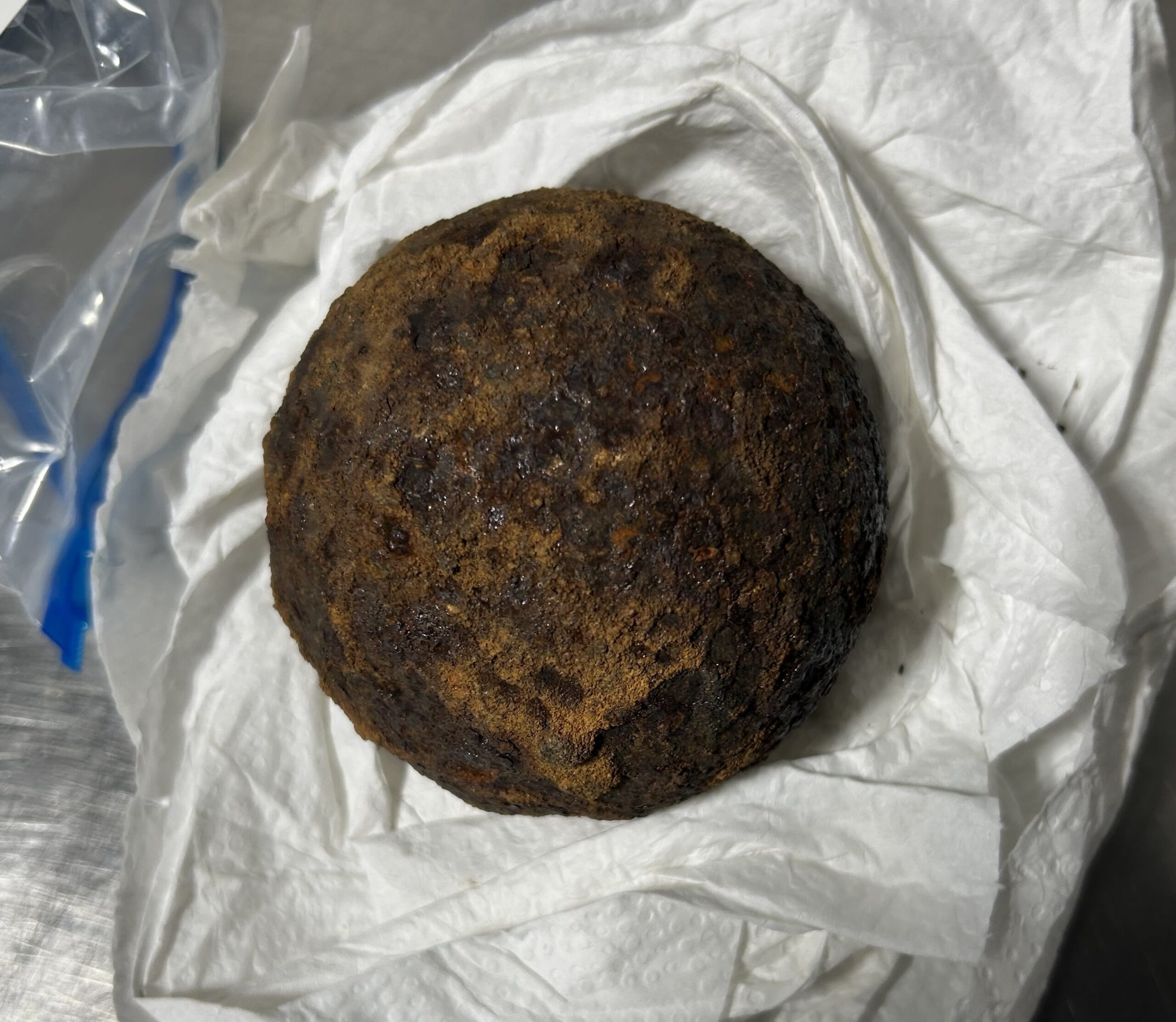 <i>TSA via CNN Newsource</i><br/>This is one of the discovered cannonballs