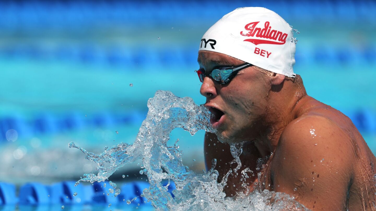 <i>NBC Olympics</i><br/>Athletes compete at the 2026 USA Swimming National Championships.