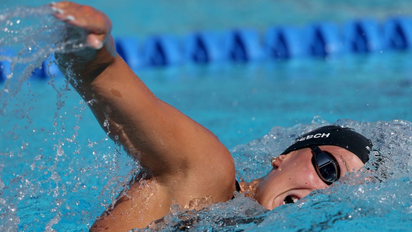 <i>NBC Olympics</i><br/>Athletes compete at the 2026 USA Swimming National Championships.