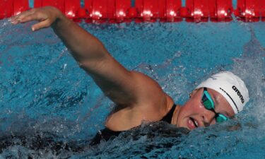 Athletes compete at the 2026 USA Swimming National Championships.