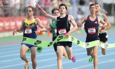 Athletes compete in the USATF Outdoor National Championships.