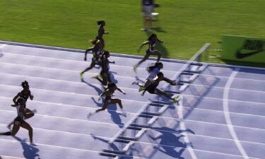 Athletes compete in the USATF Outdoor National Championships.