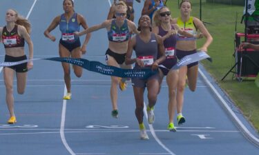 Athletes compete in the USATF Outdoor National Championships.