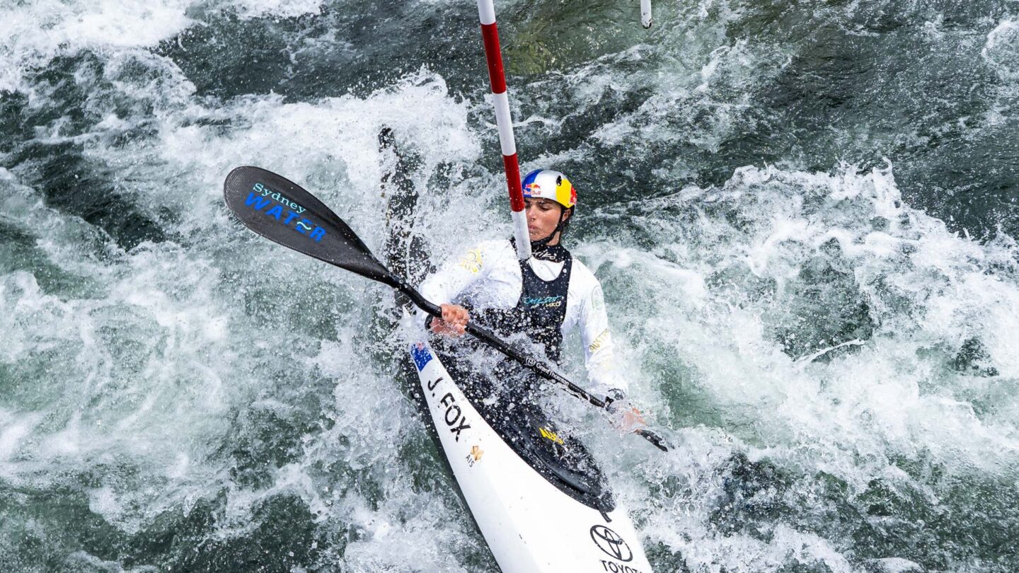 <i>NBC Olympics</i><br/>Athletes compete at the 2026 ICF Canoe Slalom World Cup event in Augsburg