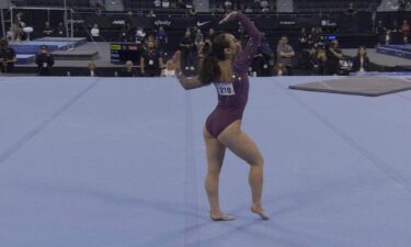 Gymnasts compete at the 2026 U.S. Classic.