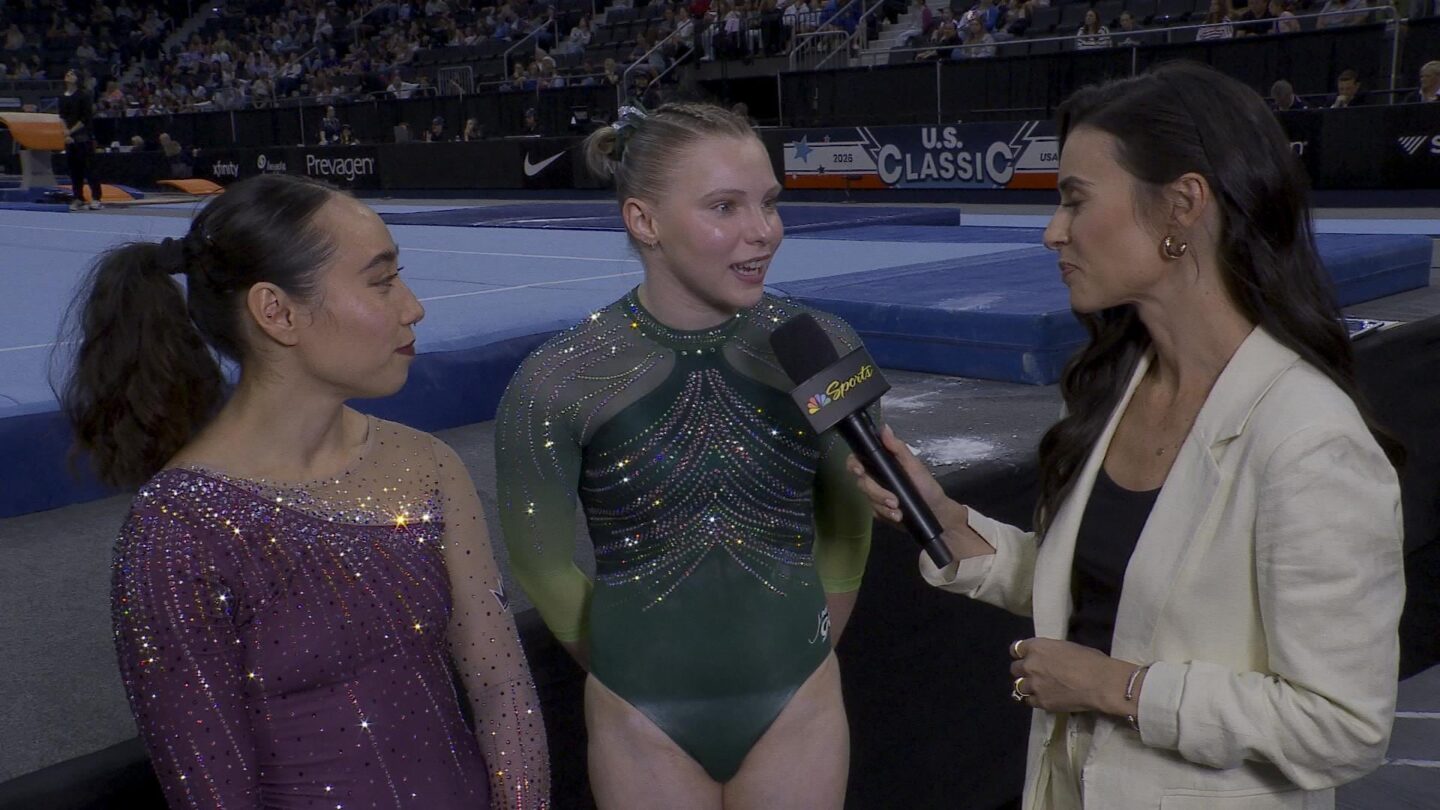 <i>NBC Olympics</i><br/>Gymnasts compete at the 2026 U.S. Classic.