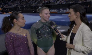 Gymnasts compete at the 2026 U.S. Classic.