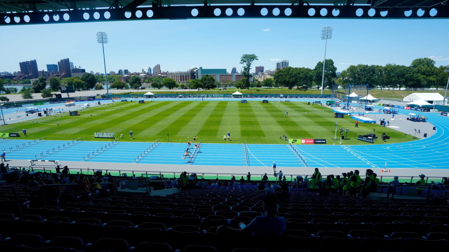 Icahn Stadium is the site of the 2026 USATF Outdoor & Para National Championships.  It is the first time in 35 years that the event has been held in New York City